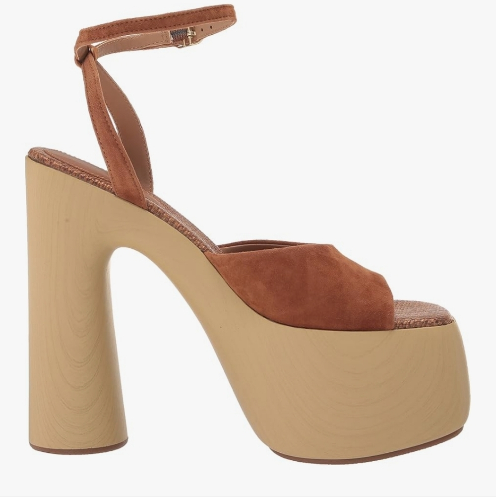 Sam Edelman Tan Platform Sandals
